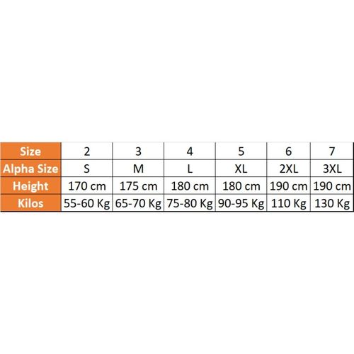 Cottonil Size Chart