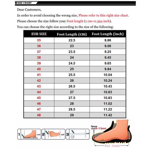 adidas shoe size chart