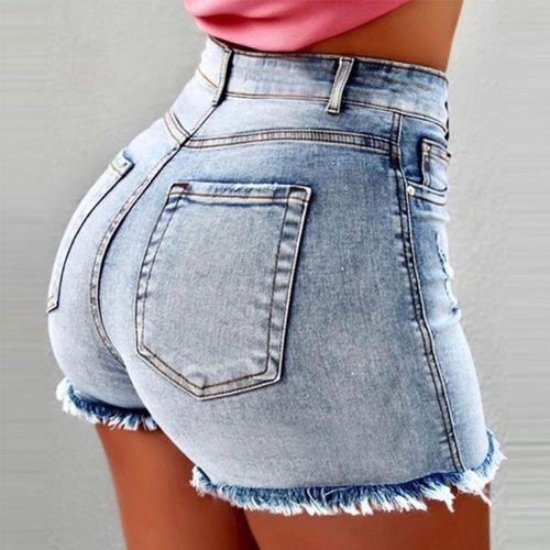 Sexy used look Jeans Hot Pants / Shorts