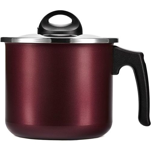 Armatal Milk Pot - Durable 16 cm Non-Stick Cookware in Red