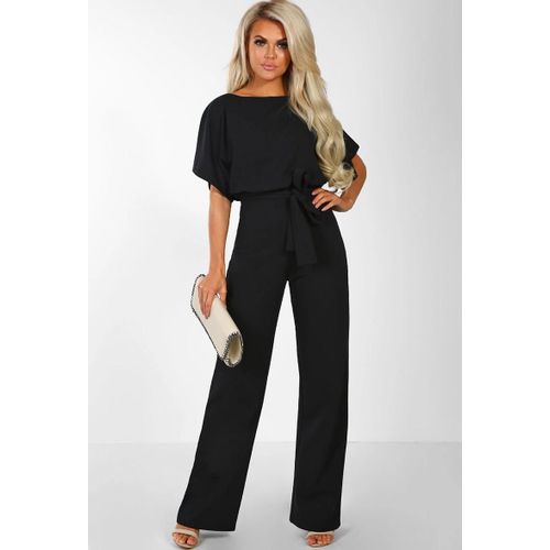 Xysaqa Women's Elegant Off Shoulder Sequin Jumpsuits Summer Party Wedding Formal  High Waist Pants Rompers with Belt 