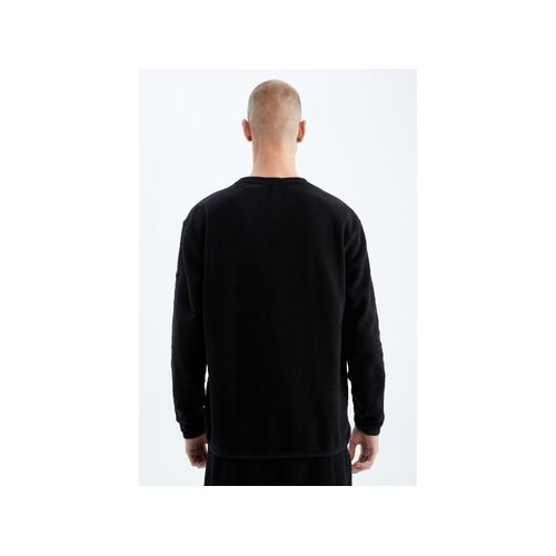 product_image_name-Defacto-Man Crew Neck Standart Fit Sweat Shirt - Black-3