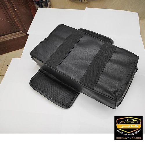 product_image_name-Generic- وسادة مسند الذراع ، وسادة مريحة سميكة مع حامل أكواب لوحدة التحكم في السيارة ومسند الذراع المركزية(مزود ب علبة مناديل ، لون اسود ، كود : 9635 ) من كابر تريد -3