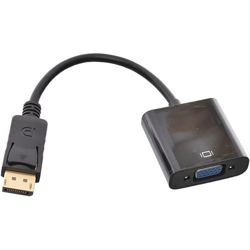 product_image_name-Generic-كابل محول DisplayPort من ذكر إلى أنثى VGA باللون الأسود-1