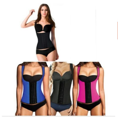 Generic Body Shaper Belt Rubber Waist Trainer Corset Top Support