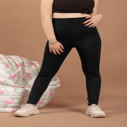 Generic Sportswear-High Waist Sport Leggings - Pants - Black