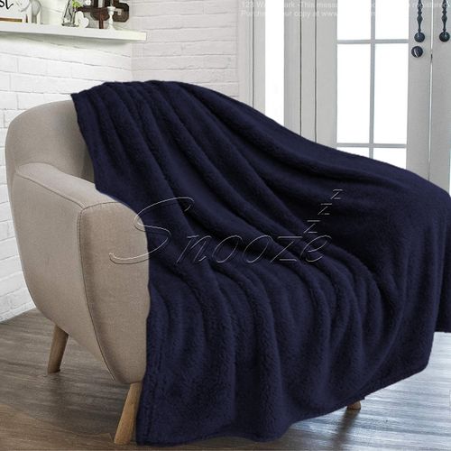 Buy Snooze Light Blanket - Dark Blue in Egypt