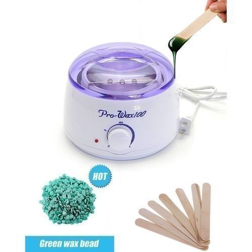 اشتري PRO WAX100 PRO-WAX 100 Hot Wax Heater + Pearl Wax + Wax Applicator Sticks في مصر