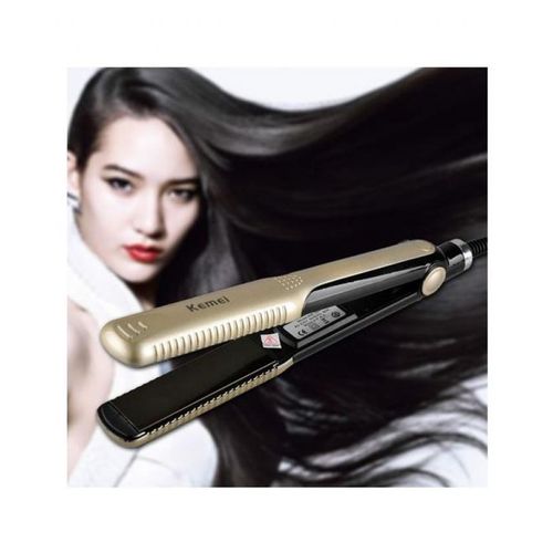 Kemei Km-327- مكواه شعر عالية الاداء -السيراميك-