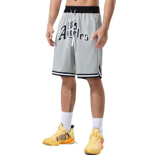 Basketball shorts with zipper pockets top