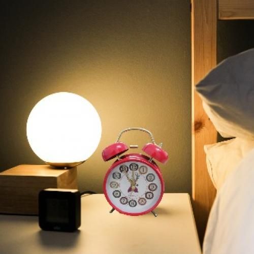 Generic Unique Style Alarm Clock Bell With Night Light - RED @ Best Price  Online