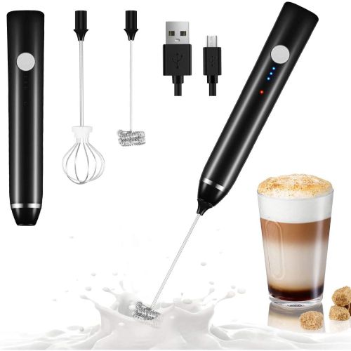 Handheld Coffee Beater Egg Mixer and Whisker Milk Frother - The