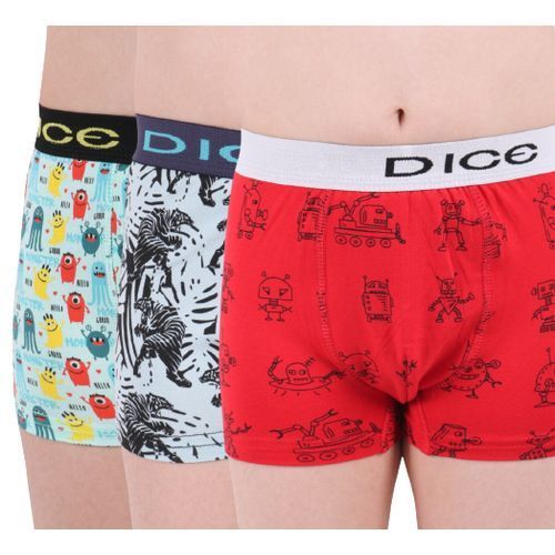 Dice Boxer For Boys (3 Pieces) Printed @ Best Price Online