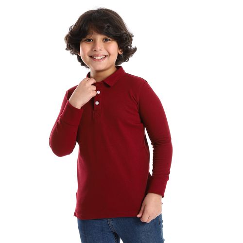 product_image_name-Caesar-قميص بولو بأكمام طويلة من سيزر للأولاد-4