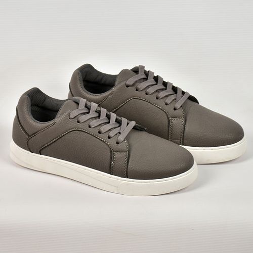 اشتري WD Elegant Lace Up Round Sneaker - Gray في مصر