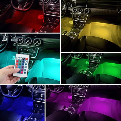 Mini USB Light LED Modeling Car Ambient Light Neon Interior Light