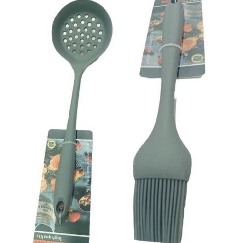 Generic Solid silicone skimmer And silicone brush Kitchen Tools