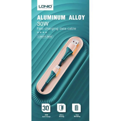 product_image_name-Ldnio-30W Classic PVC USB3.0 Data Cable LS631 LS632-2
