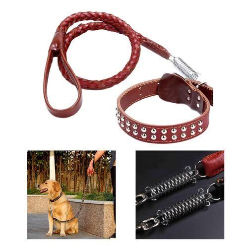 Generic Dog Collar Metal Hook Braided Dog Traction Rope For Brown Small Collar Best Price Online Jumia Egypt
