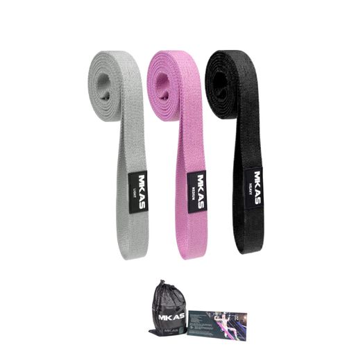 Generic 3PCS Elastic Training Band Legs Booty Exercise Bands