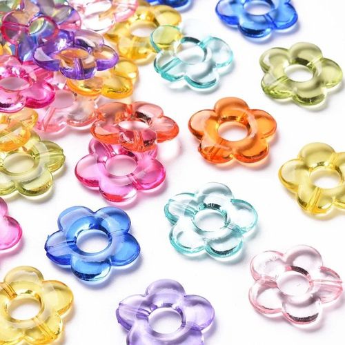 Random Mixed Acrylic Spacer and Beads for Jewelry Making DIY Handmade Bracelet  Necklace, Women's Fashion, Jewelry & Organisers, Charms on Carousell