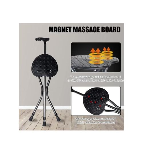 product_image_name-Generic-عكاز قابل للطي مع مقعد – كرسي مشي محمول متعدد الاستخدام بكشاف-6