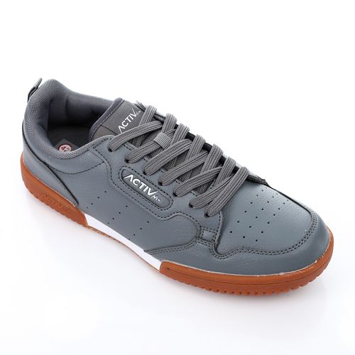 Activ Leather Lace Up Pewter Grey Sneakers Best Price Online Jumia Egypt
