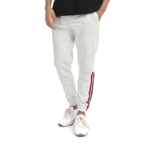 Buy Lemarche Side Lines Slip On Sweat Pants - Light Grey in Egypt