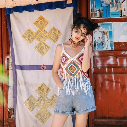 crochet sleeveless top