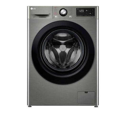 Buy LG VIVACE WASHING MACHINE FRONT LOADING 9 KG 1400 RPM WITH STEAM PLATINUM F4R3VYG6P in Egypt