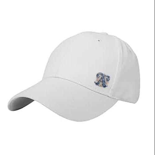 product_image_name-Generic-Alphabetcal white cap character printed with decorative letter (A)-1