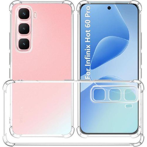 product_image_name-Generic-جراب حماية لموبايل انفنيكس هوت 60 برو شفاف ناعم من البولي يوريثين الحراري والسيليكون ممتص للصدمات بزاوية معززة وحماية كاملة للكاميرا-1