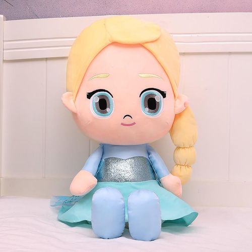 50 CM Frozen Snow Queen Elsa Stuffed Doll Princess Anna Elsa Doll Toys Elza  Stuffed Plush Kids Toys Halloween Birthday Gift - AliExpress