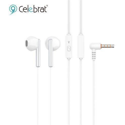 Buy Celebrat G6 Stereo Sound In-Ear Earphones - White in Egypt