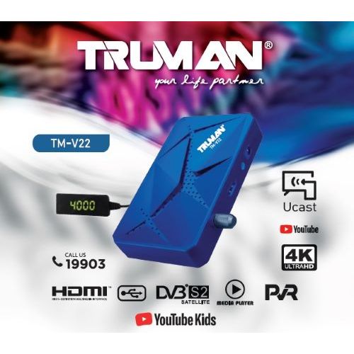 product_image_name-Truman-TM-V22 Mini Full HD جهاز استقبال ستالايت - أزرق -1