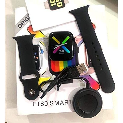 product_image_name-Generic-Android و IOS ساعة اف تي 80 الاصلية سمارت للهواتف الذكية تعمل باللمس بلوتوث.-1