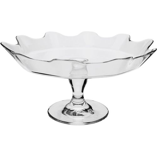 Buy Pasabahce Patisserie Footed Service Plate With Down Rim Plate 32 Cm- Turkey Made in Egypt