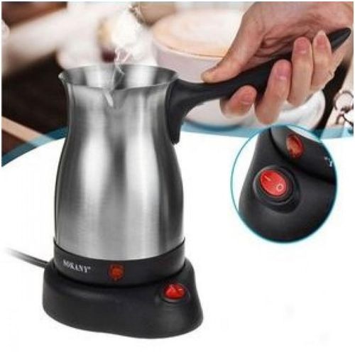 اشتري Sokany Turkish Coffee Maker Stainless Steel 5 Cups - 600 W في مصر