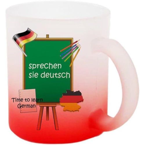 product_image_name-Generic-كوب قهوة متدرج الألوان، تصميم للمعلم - هدية يوم الأم - أحمر - طباعة مزدوجة الجوانب - معلم اللغة الألمانية-1