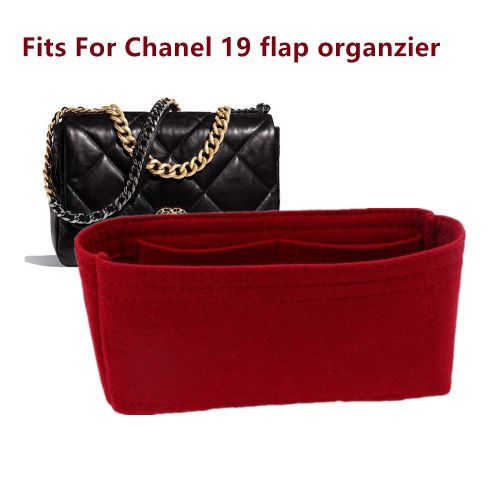 Soft and Light】Bag Organizer Insert For Chanel 19 Bag Organiser