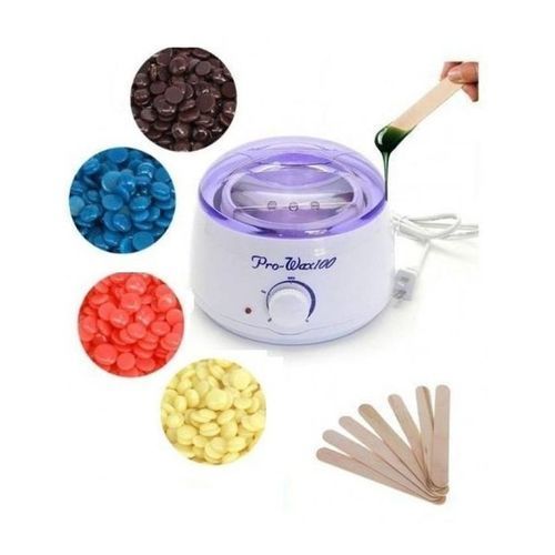 Buy Pro Wax Heater + Pearl Wax + Wax Applicator Sticks in Egypt