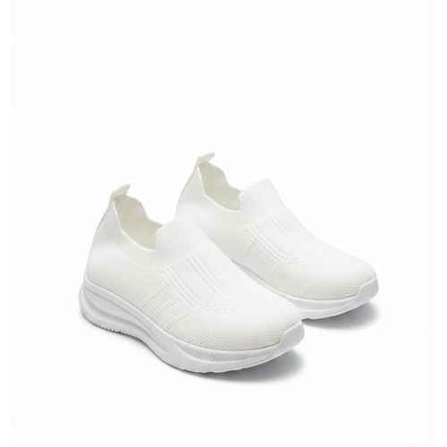 product_image_name-Generic-Elegant Unisex Boys and Girls Slip in White Shoes Easy Wear Super Chic-1