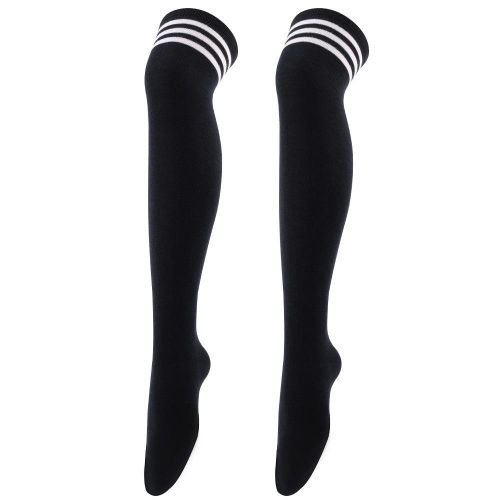 Over-The-Knee Striped Tights