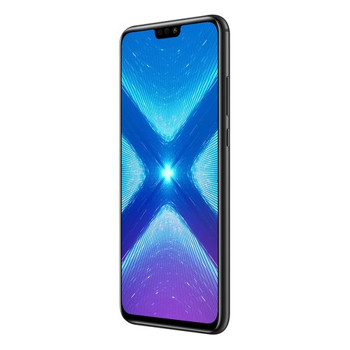 Honor 8X موبايل ثنائي الشريحة - 6.5 بوصة - 64 جيجا بايت - 4G - أسود