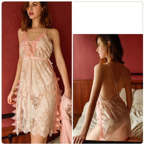 New Night Dress Lace Nightgown Transparent Nightwear Women Sleep Dress 3  Pieces Night Gown Sleepwear Lingerie Sexy - China Lenceria and Lengerie  Sexy Women price | Made-in-China.com