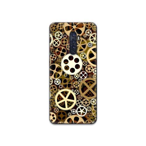 product_image_name-OZO Skins-Bronze Gears Wheels (SE167BGW) Skin for Oppo Reno 2f-1