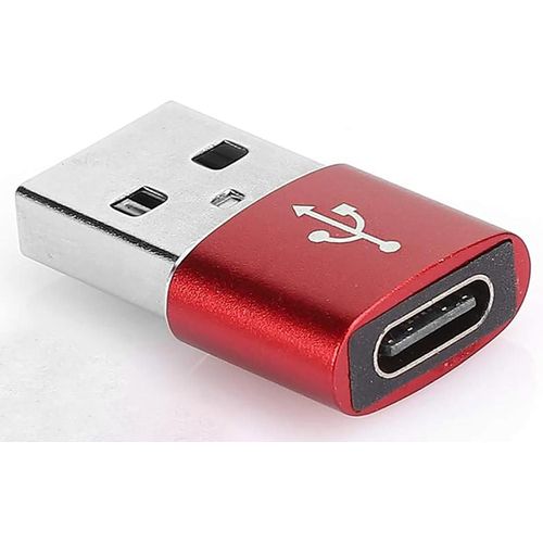 product_image_name-Generic-محول USB 3.0 ذكر (USB-A) إلى محول USB 3.0 أنثى (Type-C) (أحمر)-1
