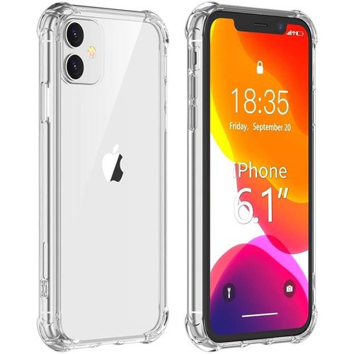 product_image_name-Generic-For iphone 11 case,ultra-thin hd clear slim soft tpu protective case, hard pc back + soft tpu frame shock-absorption anti-scratch cover cases for iphone 11 6.1 inch-1