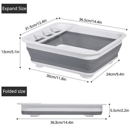 Generic Silicone Foldable Dish Drainer @ Best Price Online