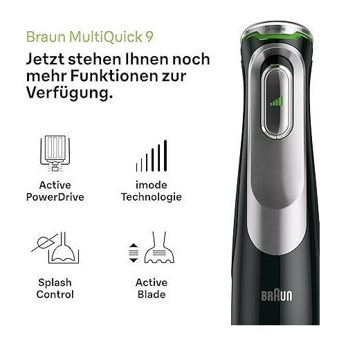 product_image_name-Braun-خلاط يدوي MultiQuick 9 MQ 9187XLI بتقنية Active PowerDrive والتحكم في تناثر السوائل، خلاط، مفرمة، ومضرب، 1200 واط، أسود/ستانلس ستيل-2